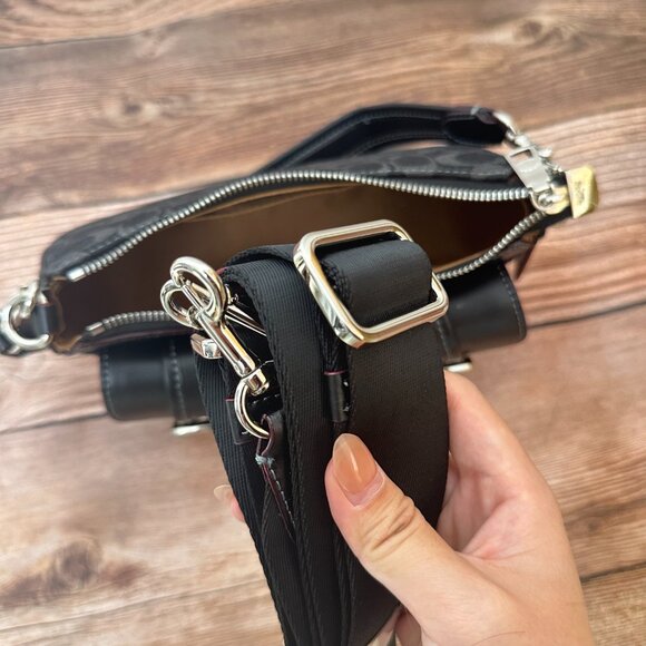COACH Black Cowboy Underarm Bag Single Shoulder Cross Bag - Picture 13 of 13